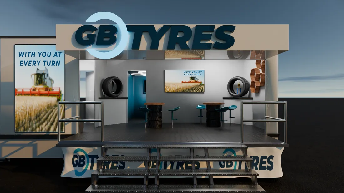 GB Tyres Exhibition Unit