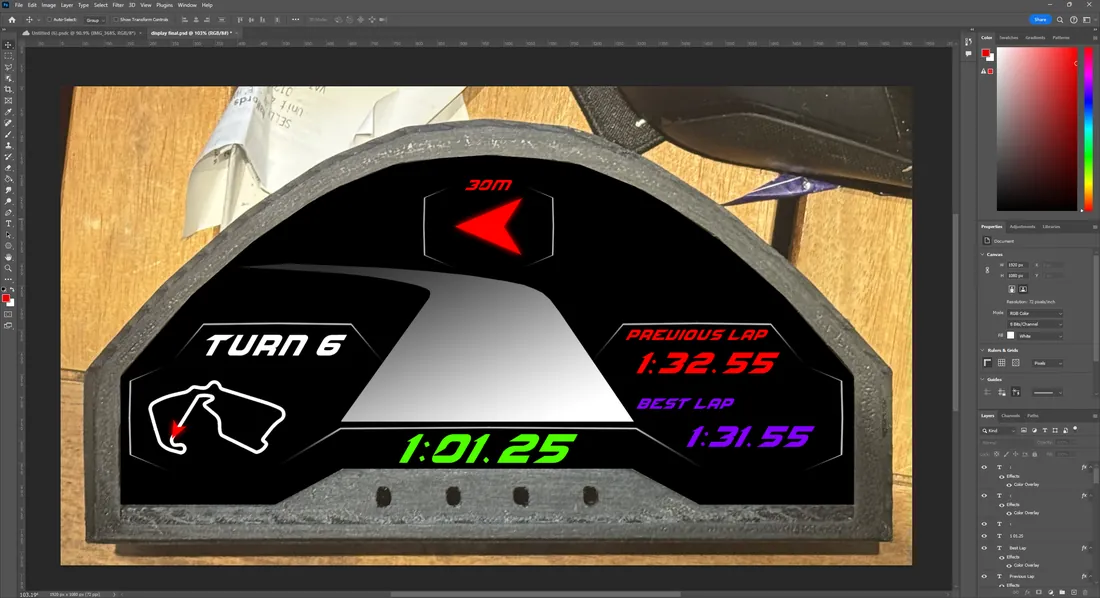 Designing the display UI